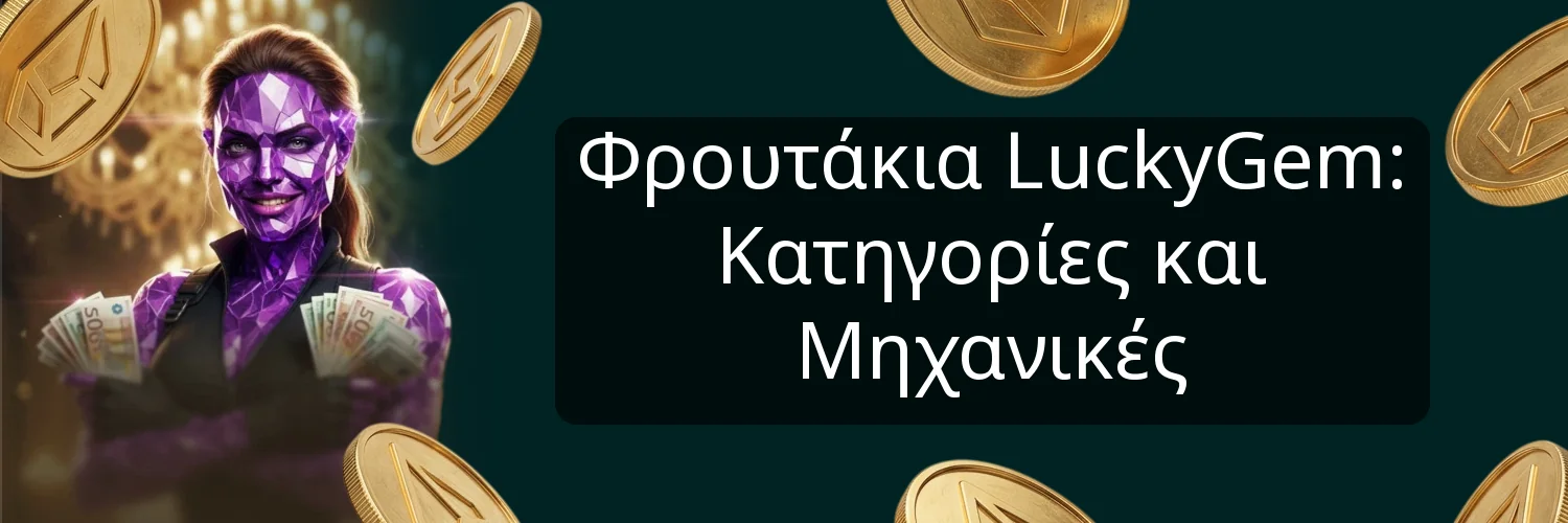 Φρουτάκια LuckyGem: Κατηγορίες και Μηχανικές Φρουτάκια LuckyGem: Κατηγορίες και Μηχανικές